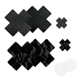 Nippies Basics  Black Crosses - 2 Sizes