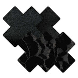 Nippies Basics  Black Crosses - 2 Sizes